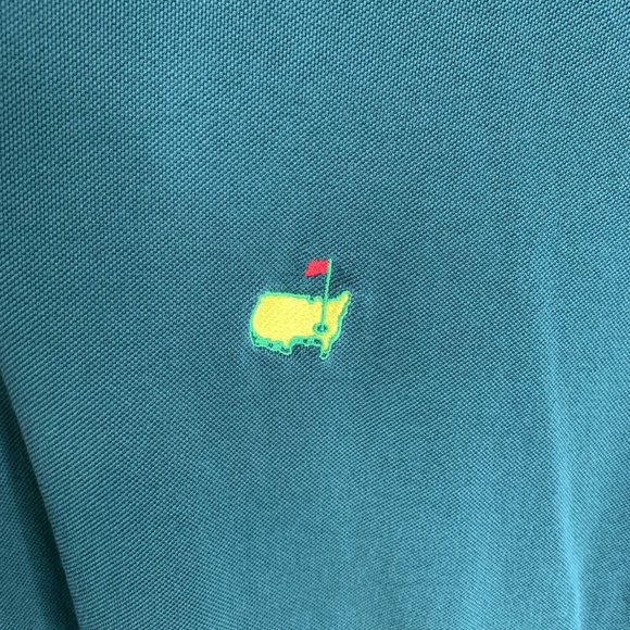 Augusta National Golf Shop Slazenger Mens Polo Shirt X Large Green SS Collared - Picture 3 of 8